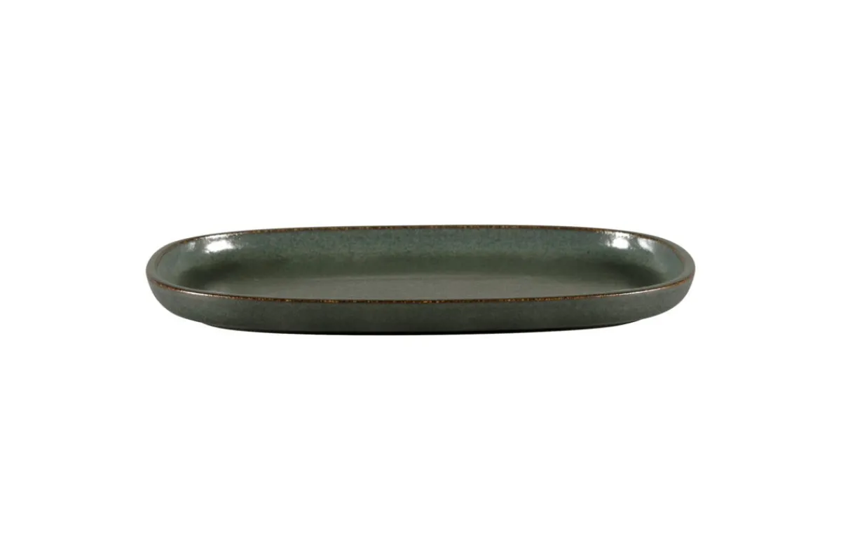RAK Plat rectangulaire noir porcelaine vitrifiée 30,2 cm stone Ease New