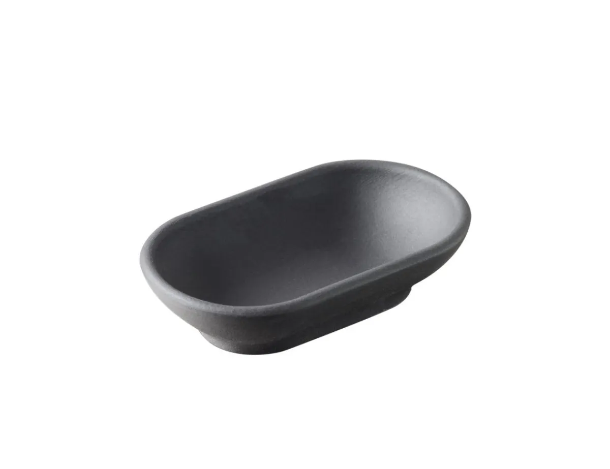 REVOL Plat rectangulaire noir porcelaine culinaire 8,5 cm Solid Discount