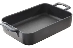 Plat rectangulaire noir porcelaine culinaire 16x11 cm Belle Cuisine - REVOL Sale