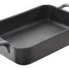 REVOL Plat rectangulaire noir porcelaine culinaire 30x21,5 cm Belle Cuisine Clearance