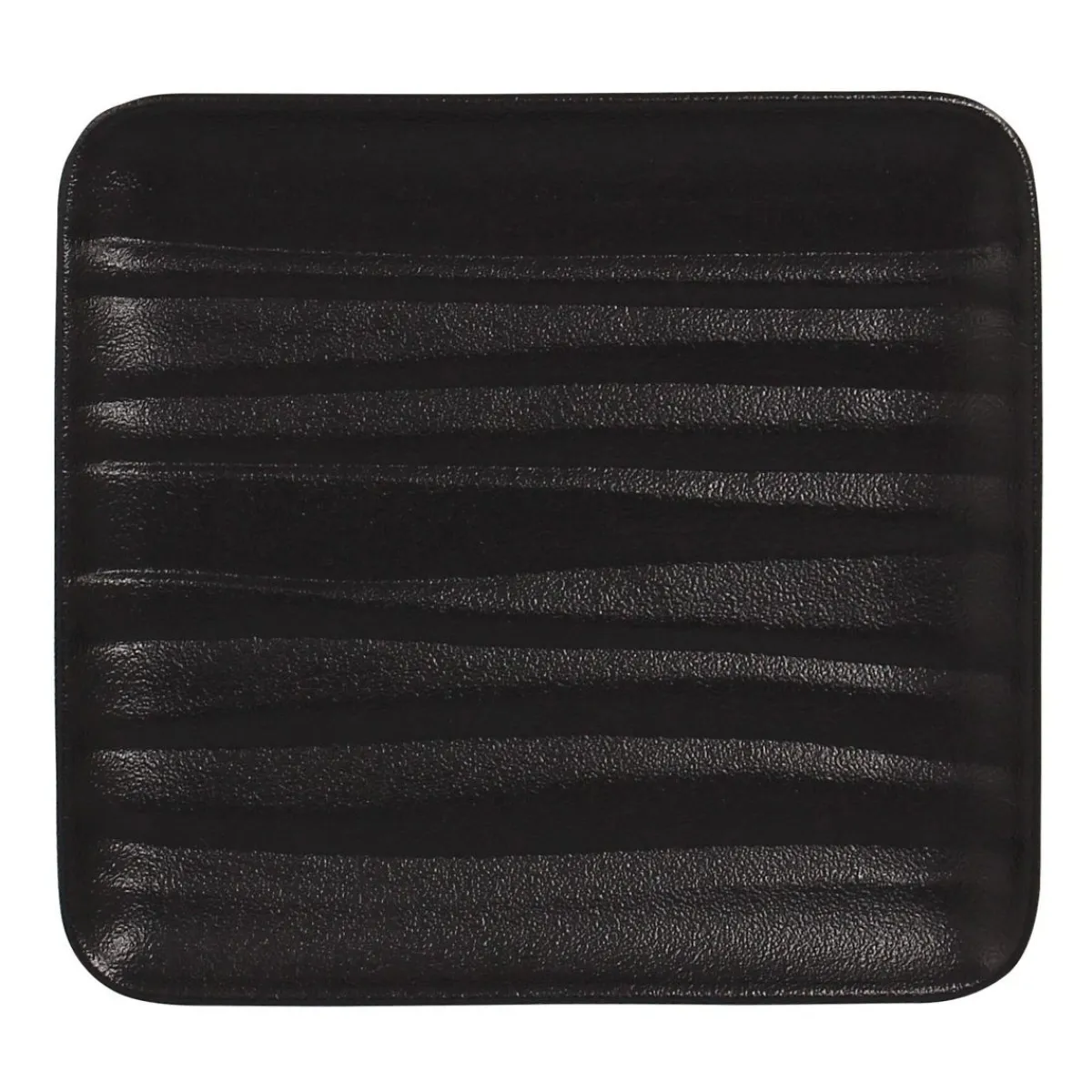 Plat rectangulaire noir porcelaine 17,6 cm Shared - RAK New