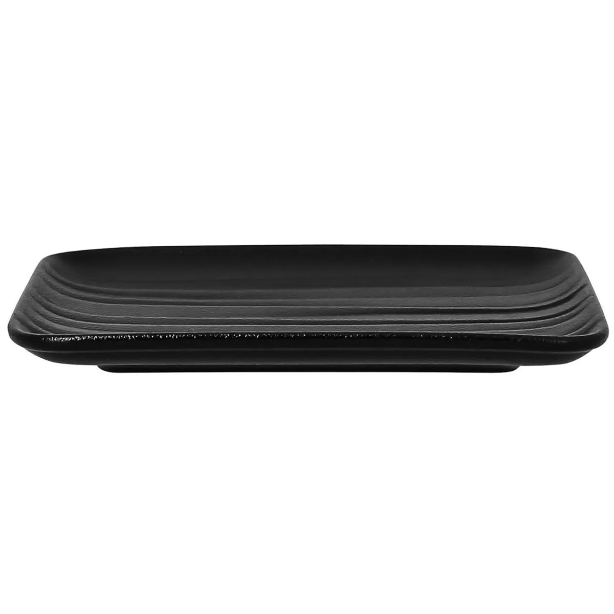 Plat rectangulaire noir porcelaine 17,6 cm Shared - RAK New