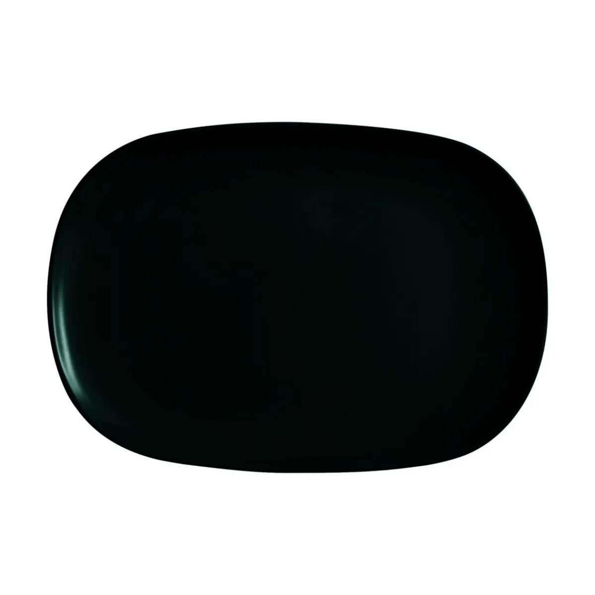 LUMINARC Plat rectangulaire noir verre trempé 35 cm Diwali Clearance