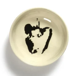 Plat rond blanc poivron noir grès émaillé Ø 7,5 cm Feast By Ottolenghi - SERAX Sale