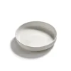 SERAX Plat rond blanc porcelaine bone china Ø 19 cm Nido Hot