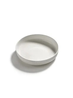 SERAX Plat rond blanc porcelaine bone china Ø 19 cm Nido Hot