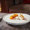 RAK Plat rond blanc porcelaine vitrifiée Ø 29 cm Amaze Sale
