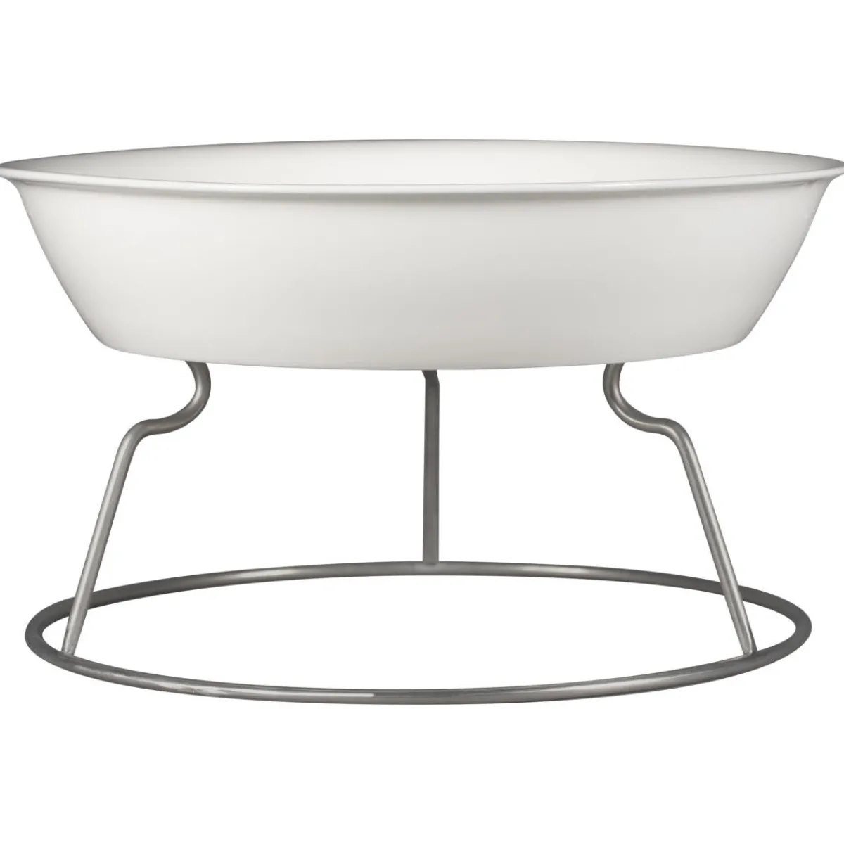 Plat rond blanc porcelaine vitrifiée Ø 32 cm Amaze - RAK Outlet