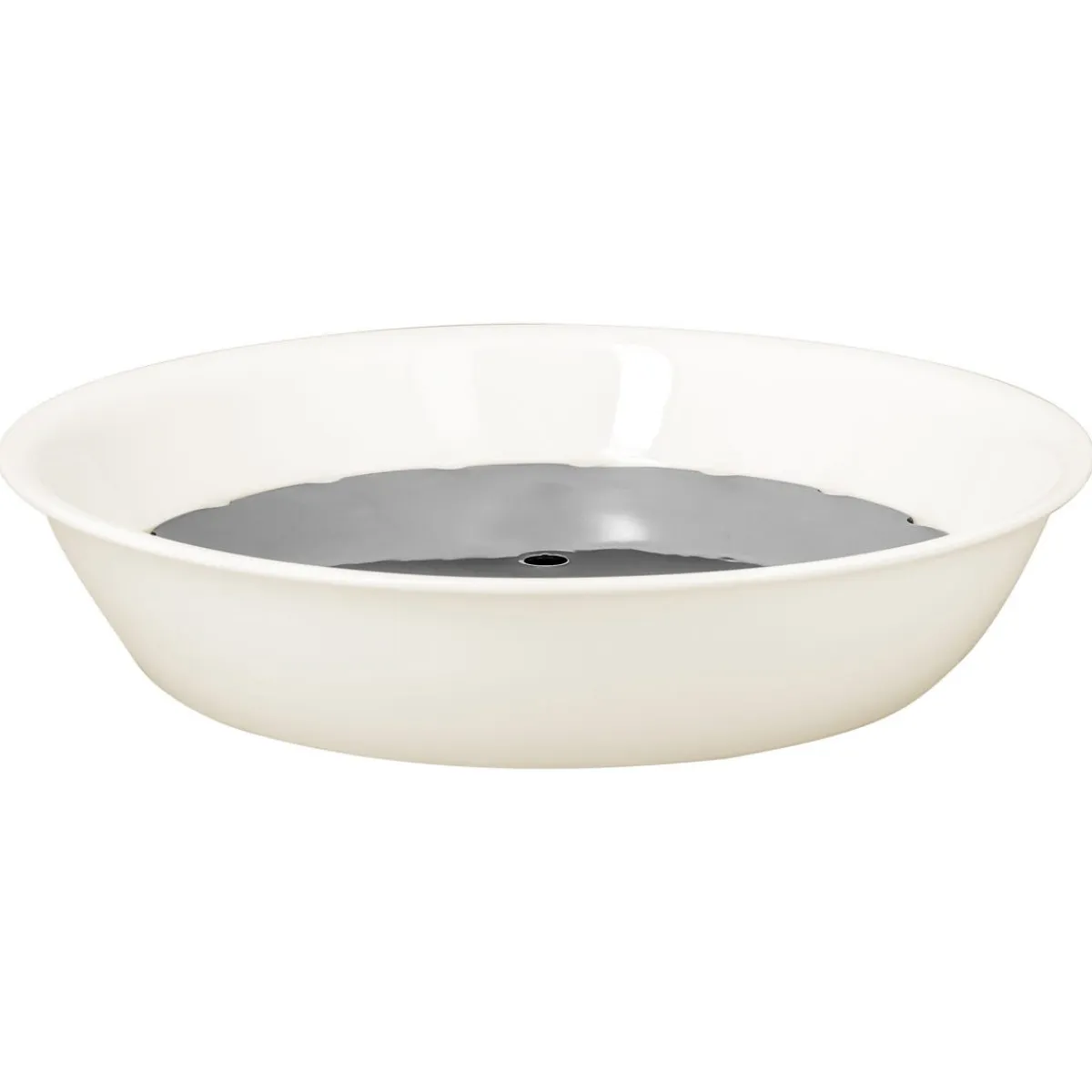 Plat rond blanc porcelaine vitrifiée Ø 32 cm Amaze - RAK Outlet