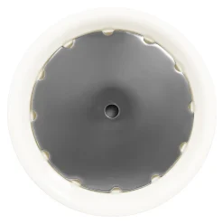 Plat rond blanc porcelaine vitrifiée Ø 19,9 cm Amaze - RAK Hot