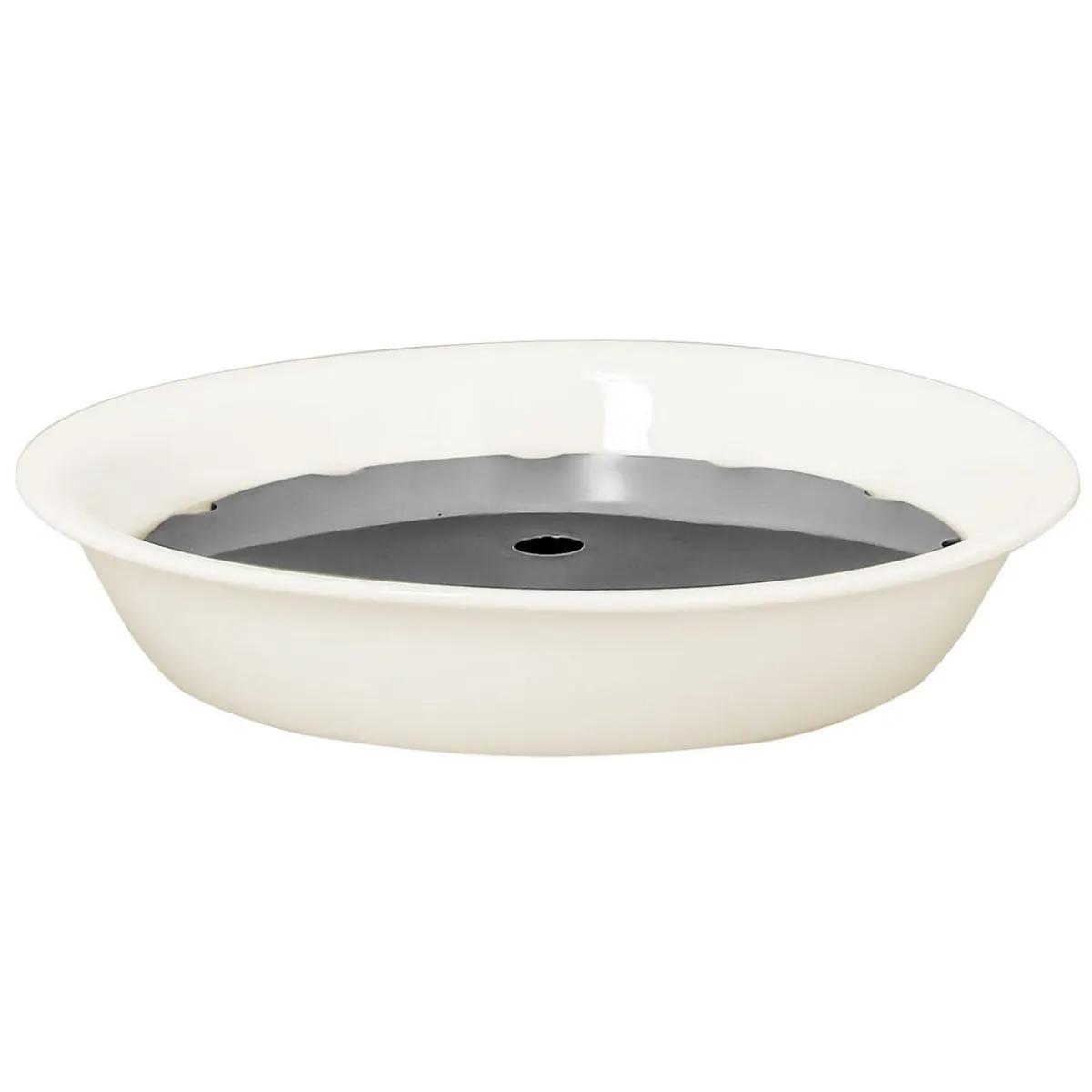 Plat rond blanc porcelaine vitrifiée Ø 19,9 cm Amaze - RAK Hot