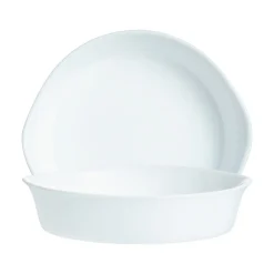LUMINARC Plat rond blanc verre opal Ø 14 cm Smart Cuisine Best