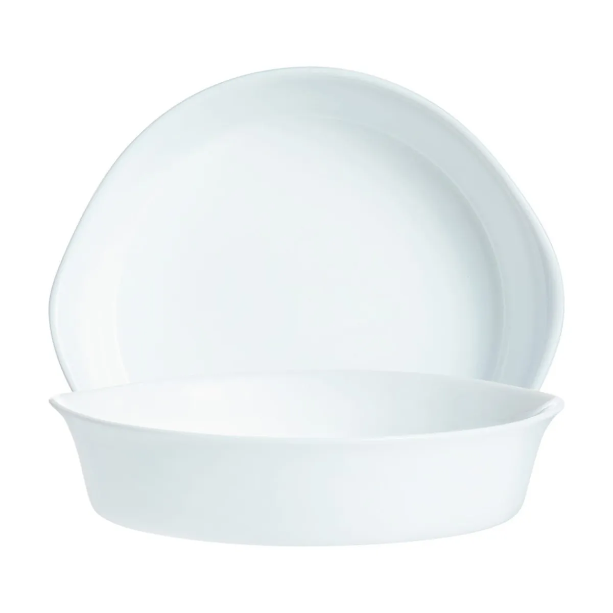 LUMINARC Plat rond blanc verre opal Ø 14 cm Smart Cuisine Best