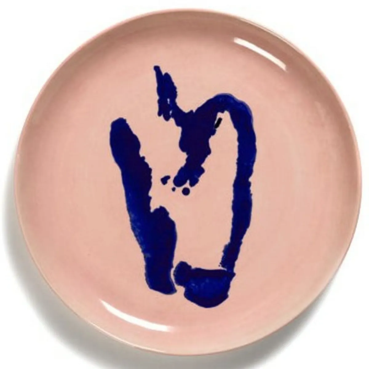 Plat rond delicious pink poivron bleu grès émaillé Ø 11,5 cm Feast By Ottolenghi - SERAX Clearance