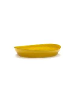 SERAX Plat rond sunny yellow - points noirs grès émaillé Ø 30 cm Feast By Ottolenghi Best
