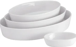 Plat sabot ovale blanc porcelaine culinaire 26x19 cm - PILLIVUYT Sale