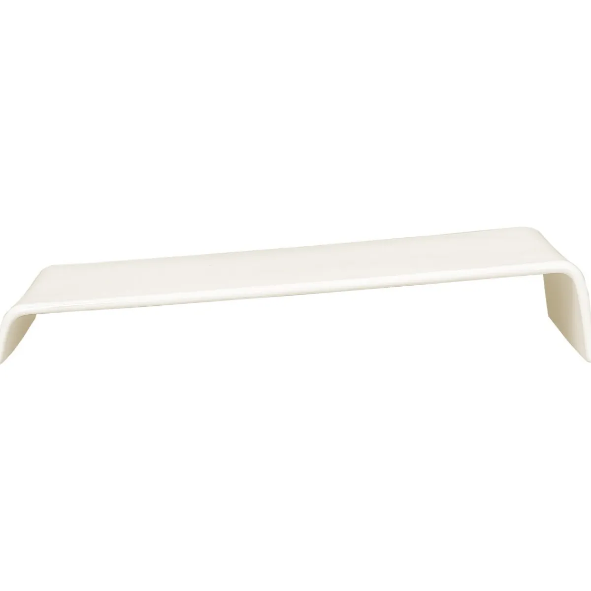 Plat surélevé rectangulaire ivoire porcelaine 32 cm Shared - RAK Outlet