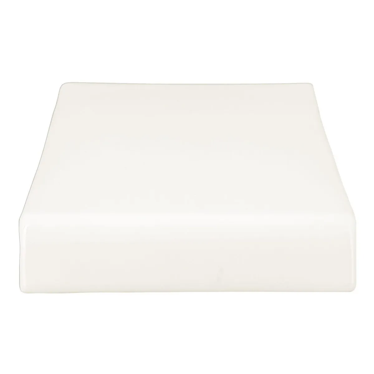 Plat surélevé rectangulaire ivoire porcelaine 32 cm Shared - RAK Outlet