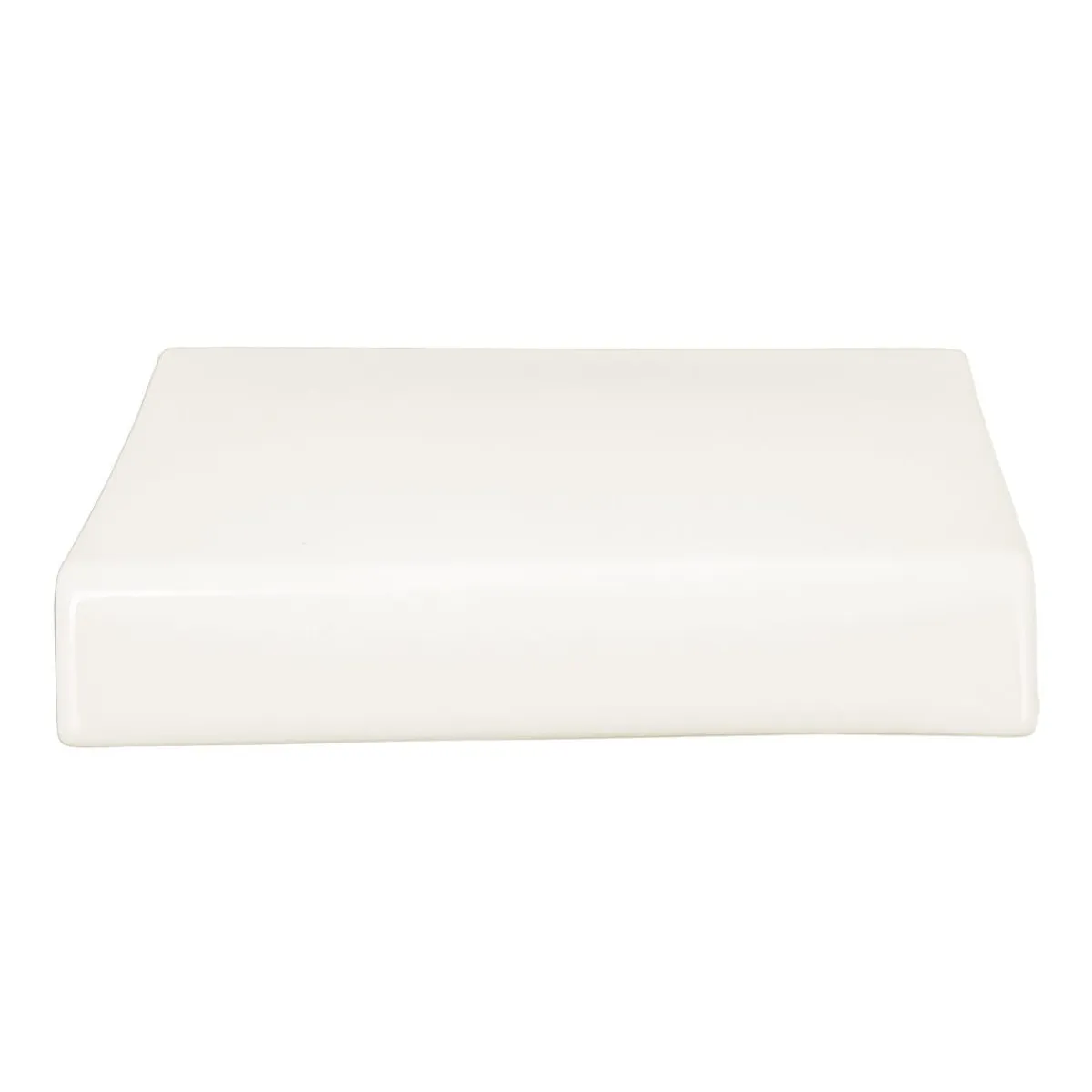 RAK Plat surélevé rectangulaire ivoire porcelaine 25 cm Shared Clearance