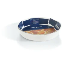 Plat à tarte rond blanc verre opal Ø 29,4 cm Smart Cuisine - LUMINARC Sale