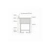 Plonge 2 bacs inox 180 cm x 85 cm Avec dosseret à gauche Avec étagère - PROINOX Outlet