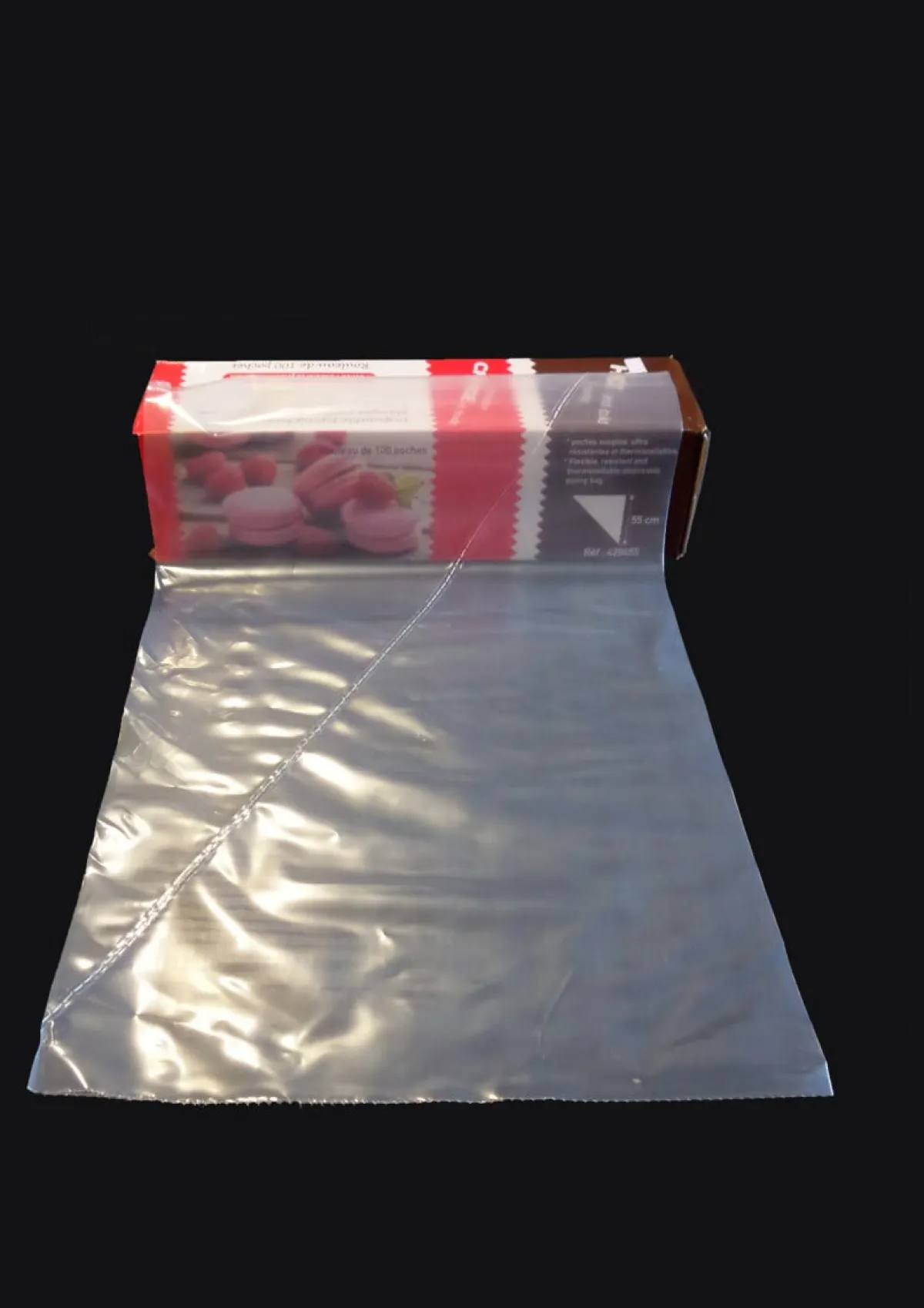Poche pâtissière jetable plastique transparent 300x550 mm 80 microns (100 pièces) - Aucune Clearance