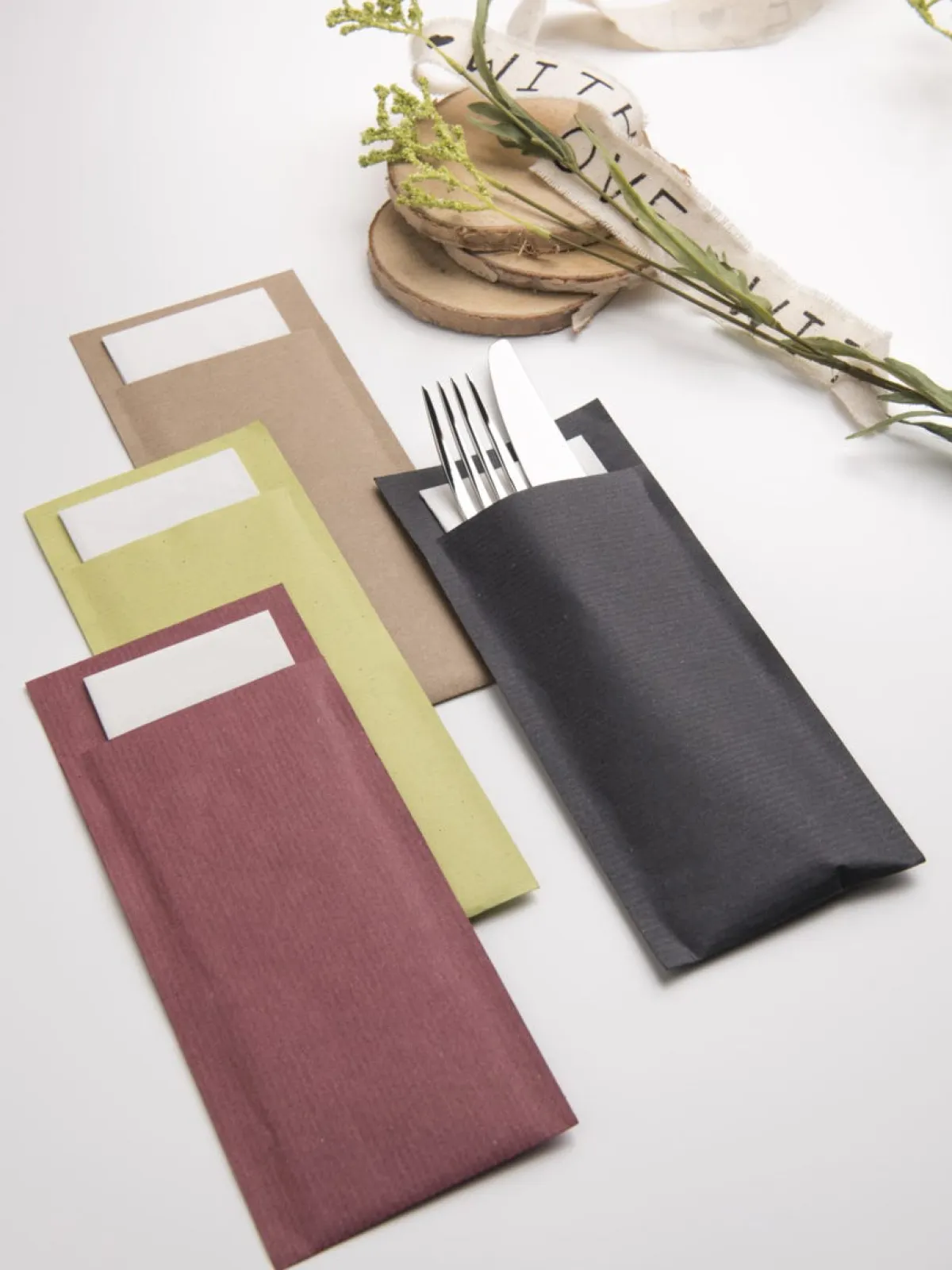 Aucune Pochette brun ouate de cellulose 8,5x20 cm Ecoline (100 pièces) Clearance
