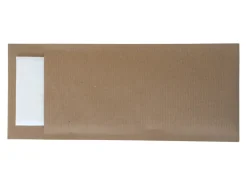 Aucune Pochette brun ouate de cellulose 8,5x20 cm Ecoline (100 pièces) Clearance