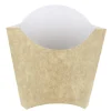Pochette à frites beige Ø 13,5 cm 13,5x5,8x9,8 cm 45 cl (100 pièces) - HUHTAMAKI Hot