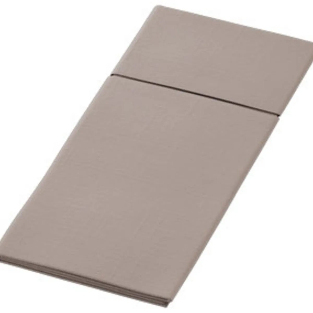 Pochette grège non tissé 40x33 cm letto (65 pièces) - DUNI Clearance
