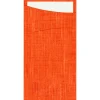 Pochette orange non tissé 23x11,5 cm Sacchetto (60 pièces) - DUNI Clearance