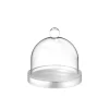 Poduim avec cloche résine Nacryl® blanc Ø 10 cm 11 cm Mealplak - REVOL New