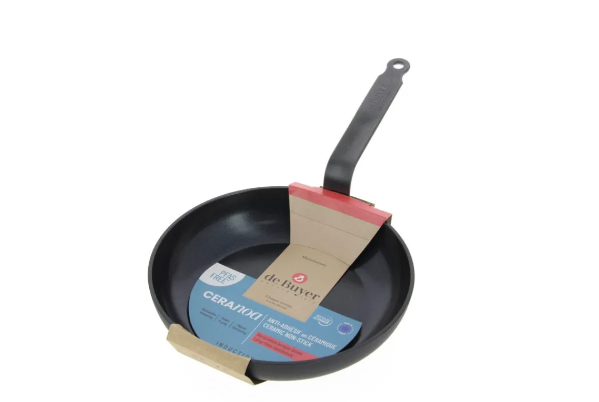 DE BUYER Poêle aluminium Revêtement anti-adhésif Ø 32 cm 5 cm Ceranoa New
