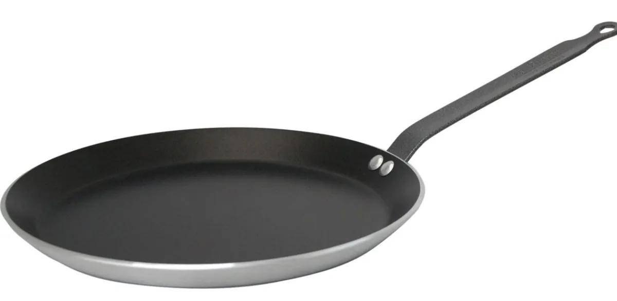 Poêle à crêpe rond aluminium Revêtement anti-adhésif Ø 26 cm Choc Resto Induction - DE BUYER Hot