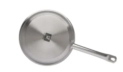 Poêle inox Ø 28 cm 5,5 cm Qualiplus - PRO.COOKER Best