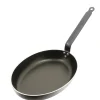 Poêle ovale aluminium Revêtement anti-adhésif 36x26 cm Choc Resto Induction - DE BUYER Online
