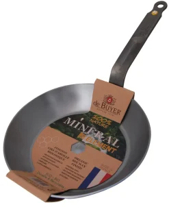 DE BUYER Poêle rond acier Ø 32 cm 4,2 cm Mineral B Discount