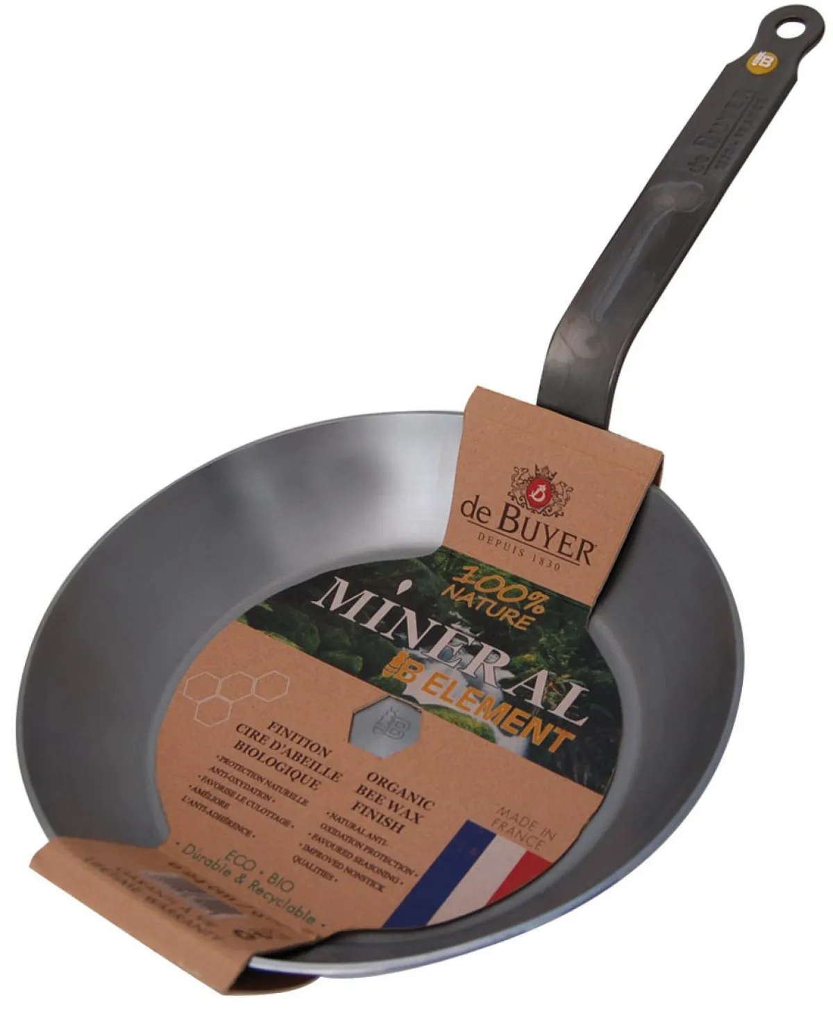 DE BUYER Poêle rond acier Ø 20 cm 3,3 cm Mineral B New