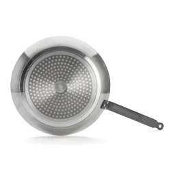 Poêle rond aluminium Revêtement anti-adhésif Ø 32 cm Choc Resto Induction - DE BUYER Discount