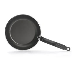 DE BUYER Poêle rond aluminium Revêtement anti-adhésif Ø 24 cm Choc Resto Induction Discount