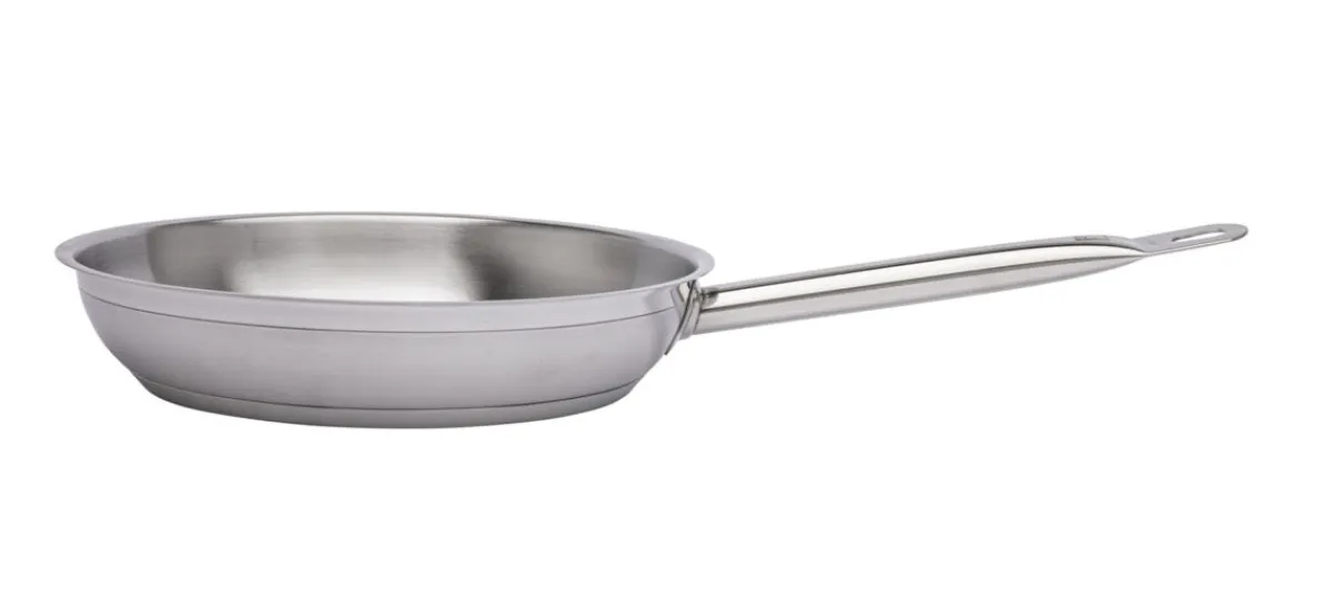 Poêle rond inox Ø 24 cm 5,5 cm Qualiplus - PRO.COOKER