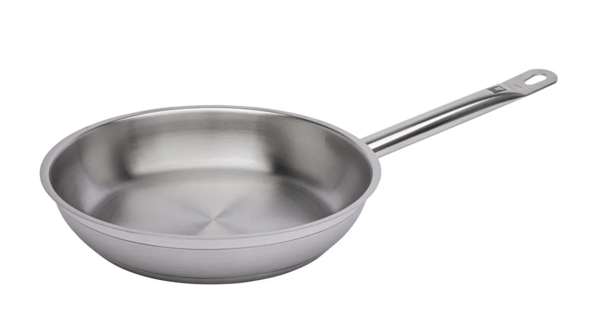 Poêle rond inox Ø 24 cm 5,5 cm Qualiplus - PRO.COOKER