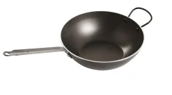 PRO.COOKER Poêle wok rond aluminium Revêtement anti-adhésif Ø 30 cm 7,5 cm 4 L Sale