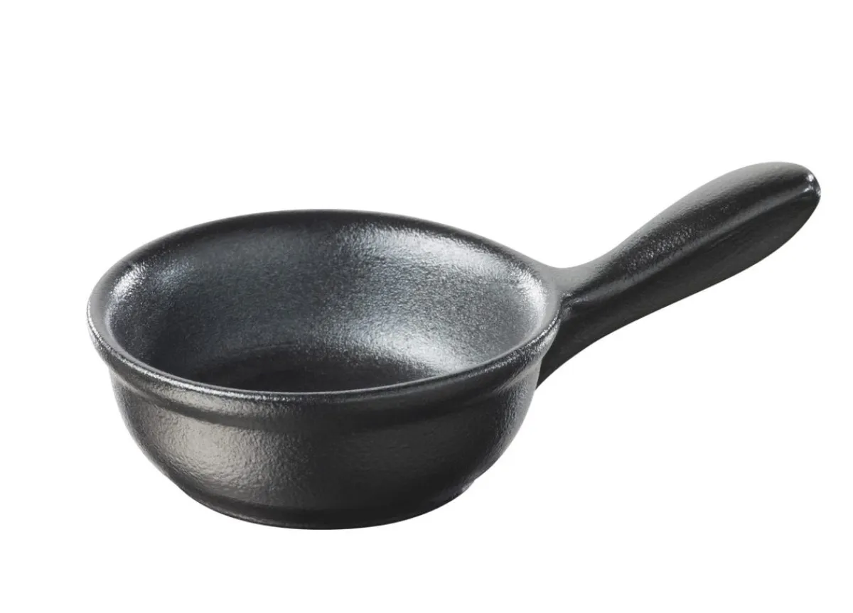 Poêlon rond noir porcelaine culinaire Ø 6,4 cm Miniatures - REVOL Online