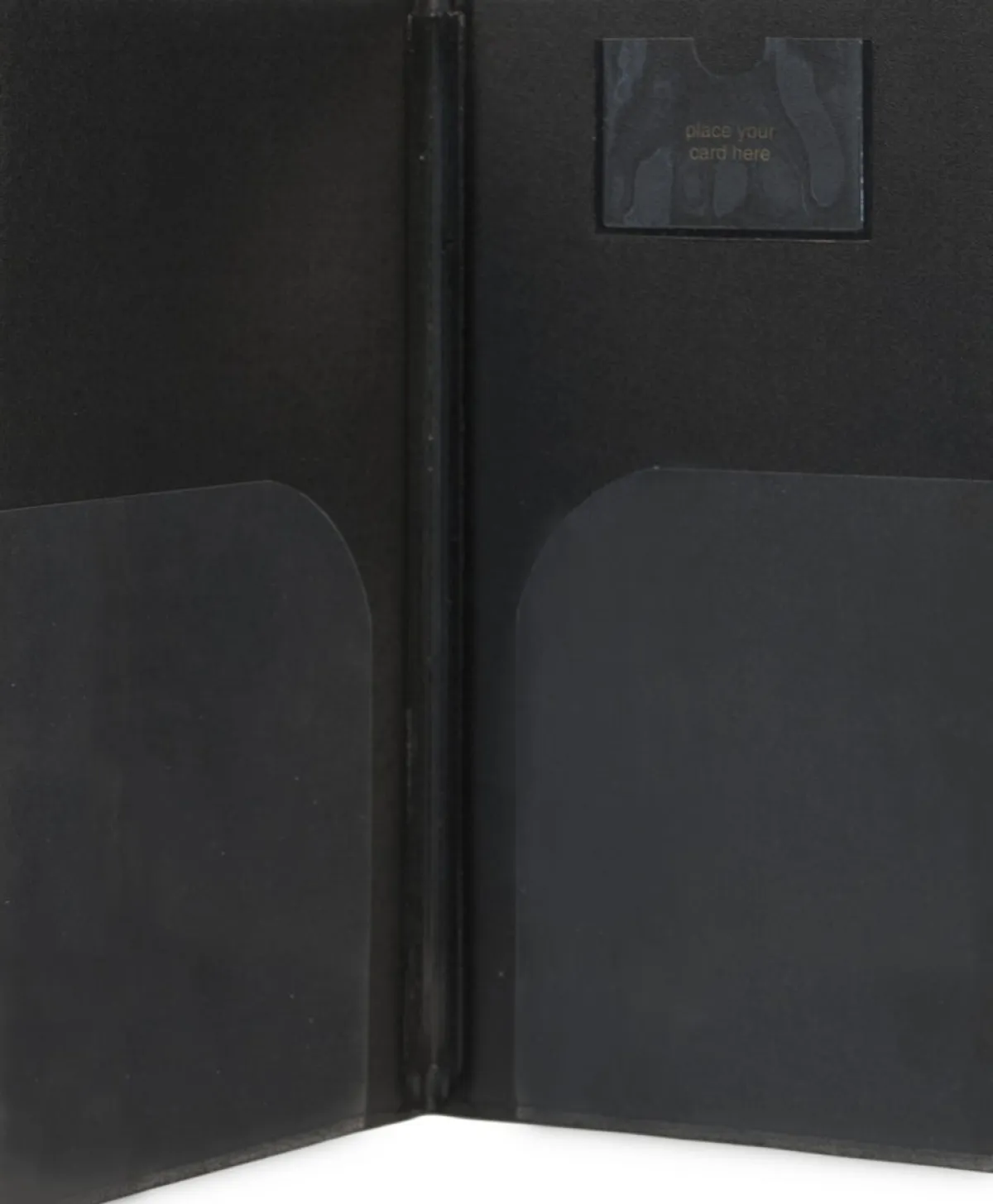 Porte-addition rectangulaire noir 23x13 cm Basic - SECURIT Best