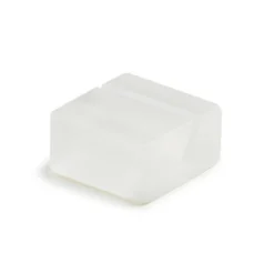 MEALPLAK Porte-menu carré blanc résine Nacryl® 4x4x2 cm New