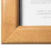 Porte-menu lumineux rectangulaire marron 4 pages led Classique - SECURIT Discount