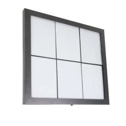 Porte-menu lumineux rectangulaire gris 6 pages led - SECURIT Sale