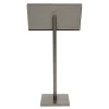 SECURIT Porte-menu lumineux rectangulaire gris 3 pages led Outlet