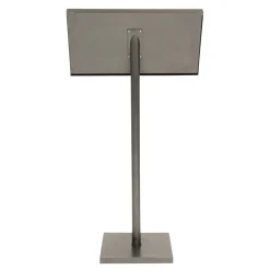 SECURIT Porte-menu lumineux rectangulaire gris 3 pages led Outlet